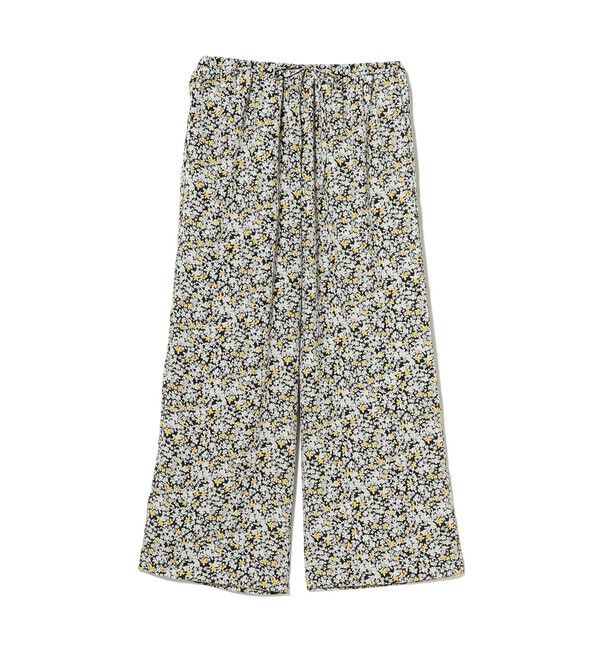 Demi-Luxe BEAMS 「プチフラワー プリント イージーパンツ」|チノ|
