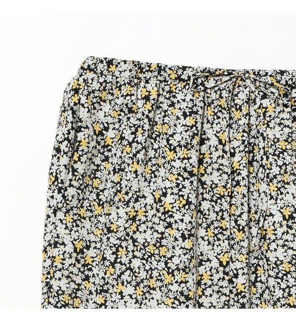 Demi-Luxe BEAMS 「プチフラワー プリント イージーパンツ」|チノ|