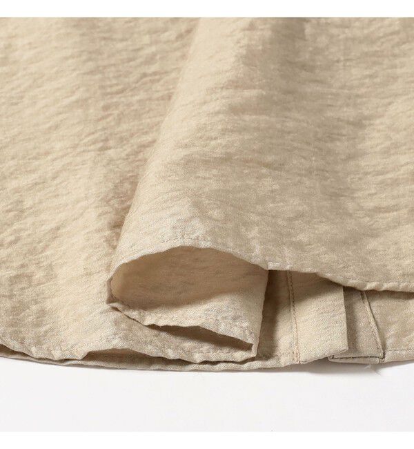 Demi-Luxe BEAMS 「レーヨンリネン フリルヨーク ブラウス」|シャツ・ブラウス|