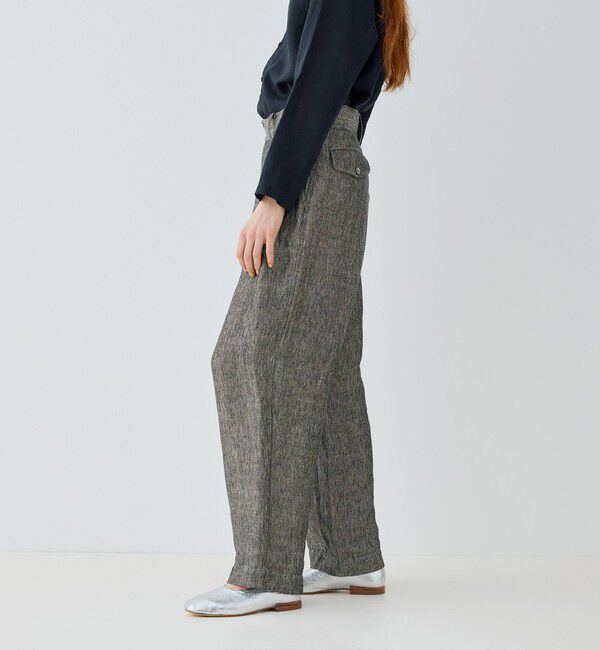 GALERIE VIE「ヘリテージリネン アーミースラックスパンツ」|スラックス|