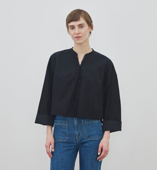 DES PRES「コットンタイプライター バルジングブラウス」|シャツ・ブラウス|