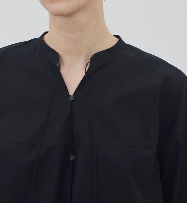 DES PRES「コットンタイプライター バルジングブラウス」|シャツ・ブラウス|