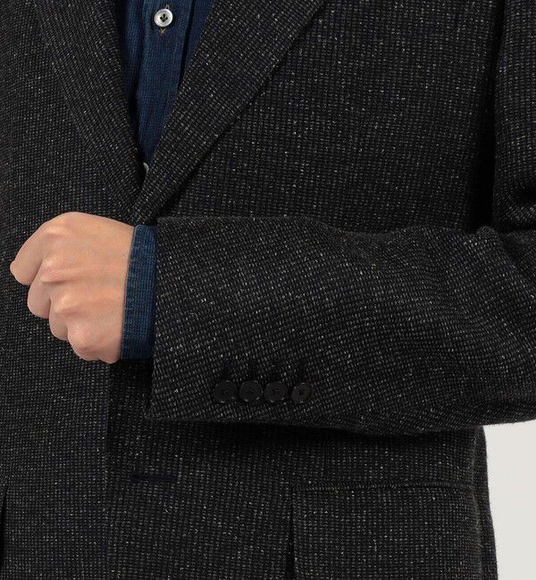 TOMORROWLAND MENS「シルクウール シングルブレステッド 2Bジャケット」|テーラードジャケット|