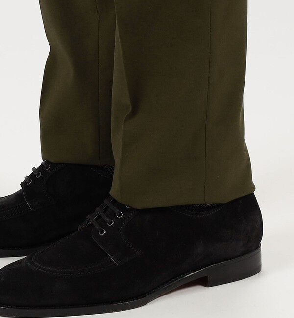 TOMORROWLAND MENS「コットンギャバジン 2プリーツスラックス」|スラックス|