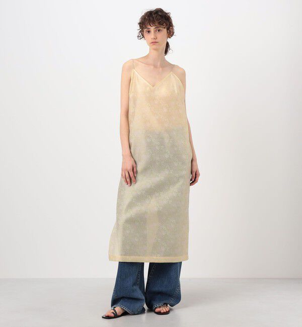 SOULEIADO「ラメジャカード キャミドレス」|ワンピース|