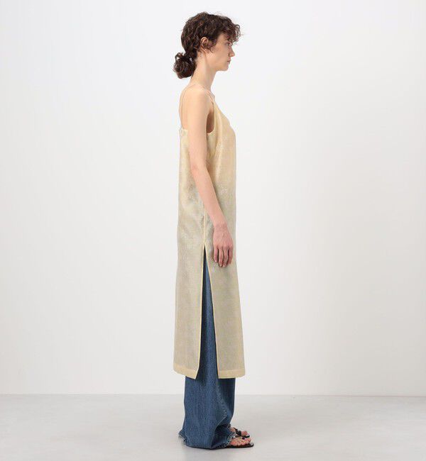 SOULEIADO「ラメジャカード キャミドレス」|ワンピース|