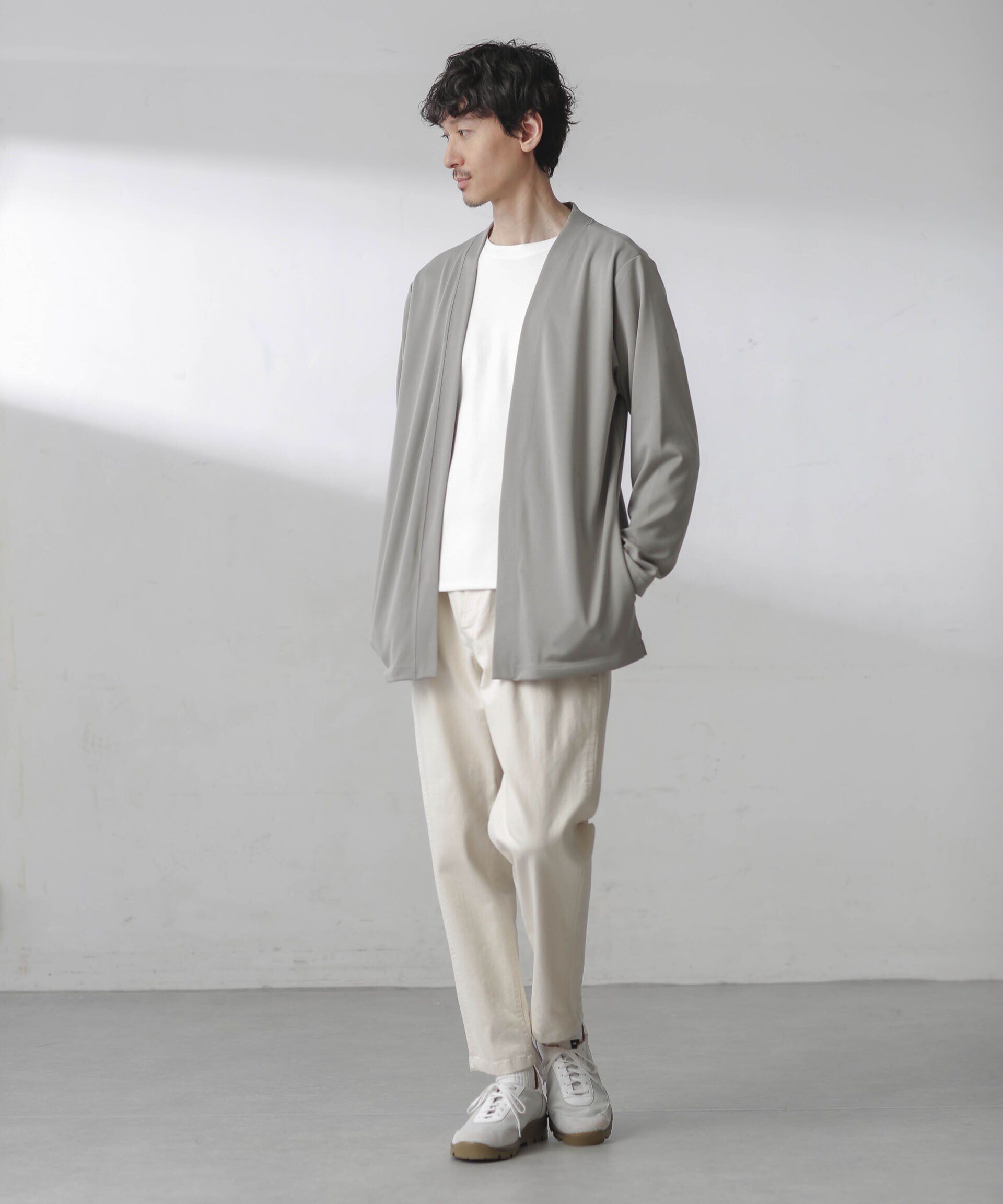 nano･universe「ダブルジャージー着流しカーディガン 24AW」|Tシャツ・カットソー|