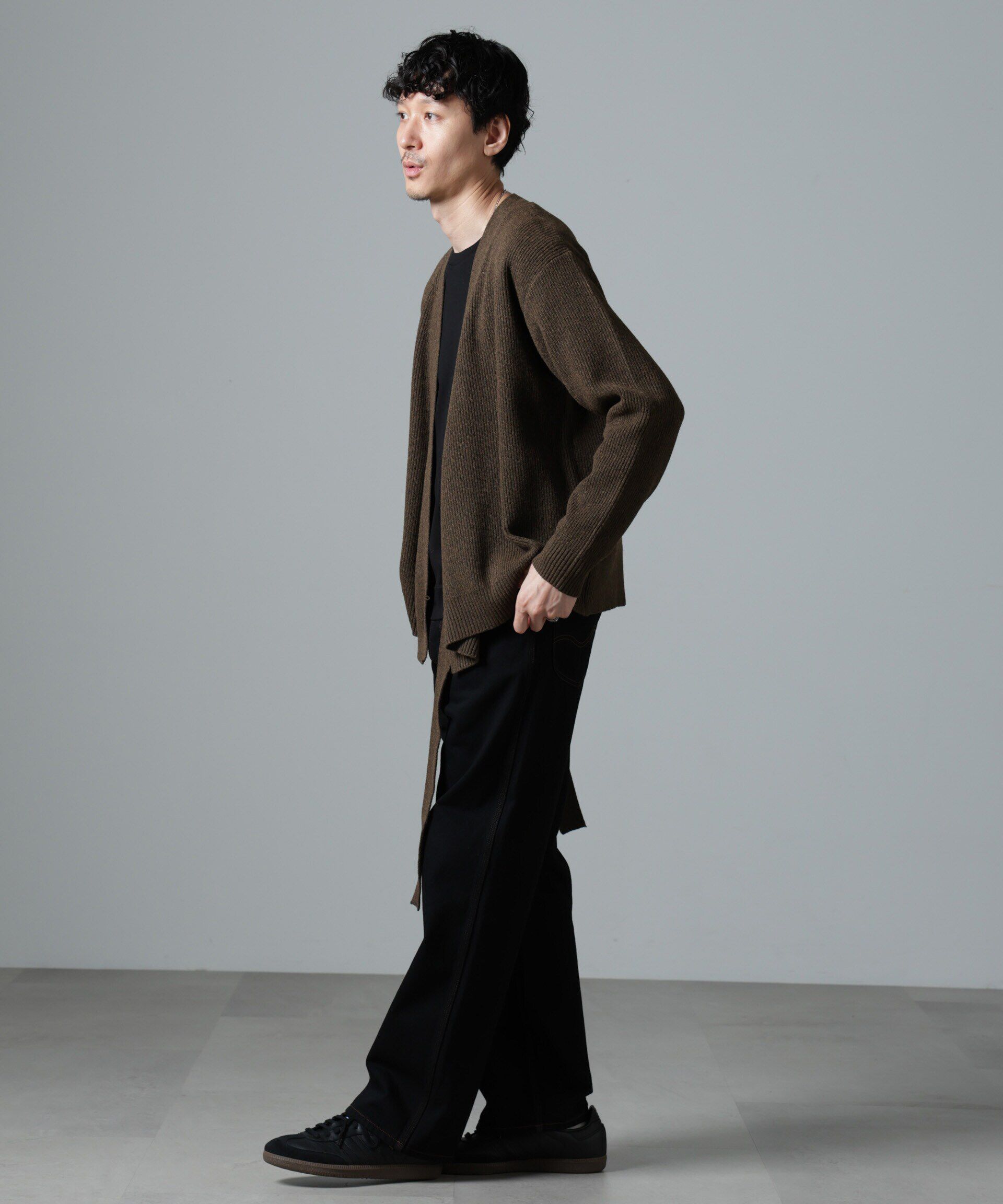 nano･universe「畔編みタイカーディガン」|ニット・セーター|