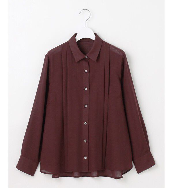 自由区「【SHIHOさん着用】TWハイツイストビエラタックディテール ブラウス」|シャツ・ブラウス|