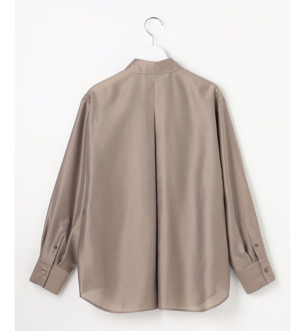 自由区「【カタログ掲載・羽織りとしても】シャイニーオーガンジーシアー シャツ」|シャツ・ブラウス|