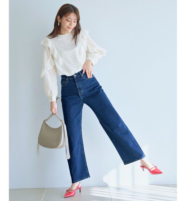 any SiS「【洗える】ラッフルレース トップス」|シャツ・ブラウス|