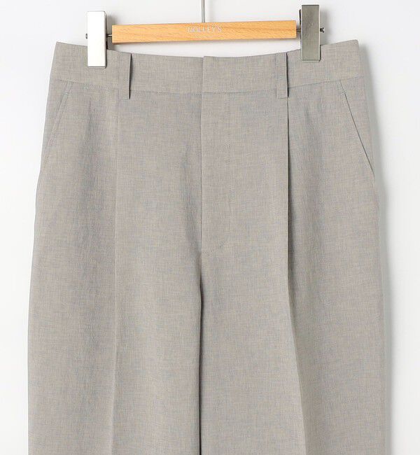 NOLLEY'S sophi「《セットアップ対応》ウォッシャブルブリーザブルシャンブレーセミワイドパンツ」|その他|