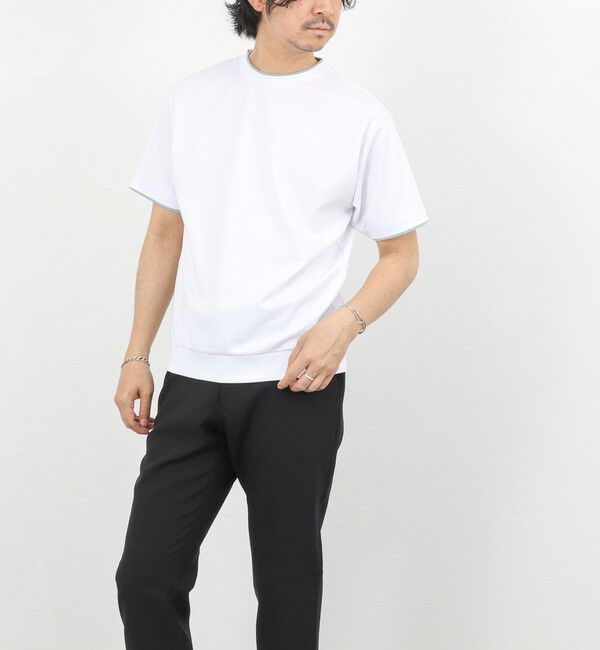 NOLLEY'S goodman「超長綿ハイゲージポンチ フェイクレイヤードTシャツ 26SS」|Tシャツ・カットソー|