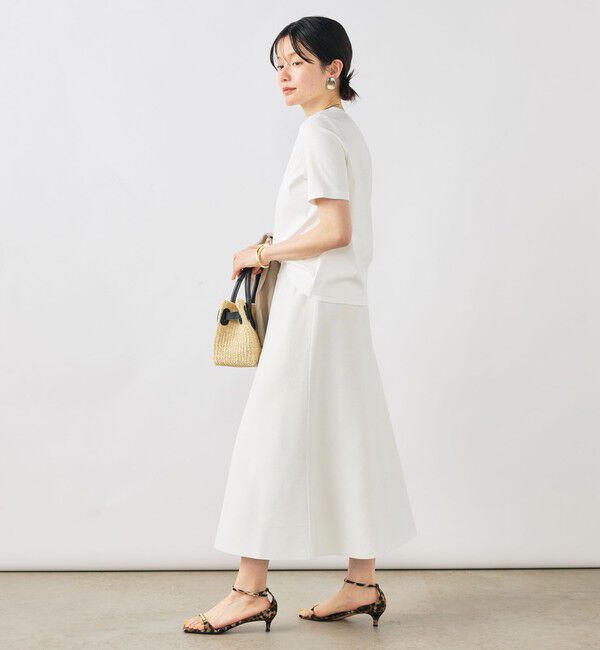 NOLLEY'S sophi「《手洗い可能/セットアップ対応》Aラインニットスカート」|台形|