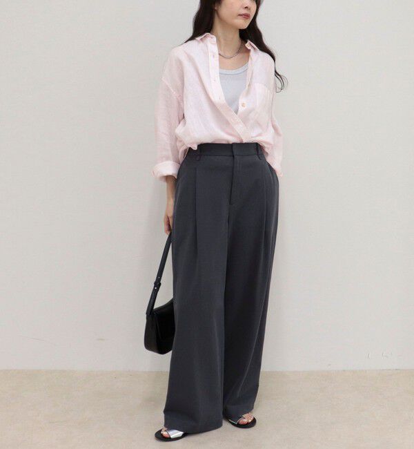 fredy emue「LINEN100 2WAYカシュクールシャツ」|シャツ・ブラウス|