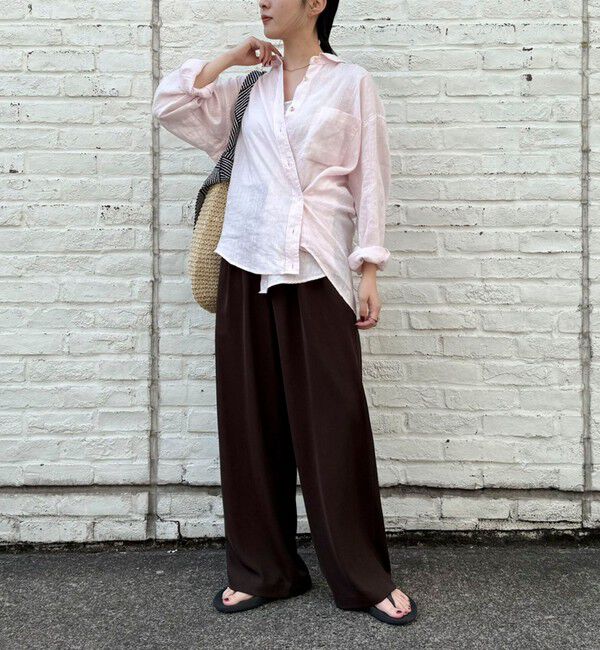 fredy emue「LINEN100 2WAYカシュクールシャツ」|シャツ・ブラウス|