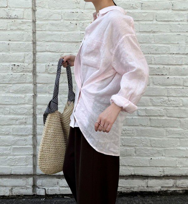 fredy emue「LINEN100 2WAYカシュクールシャツ」|シャツ・ブラウス|