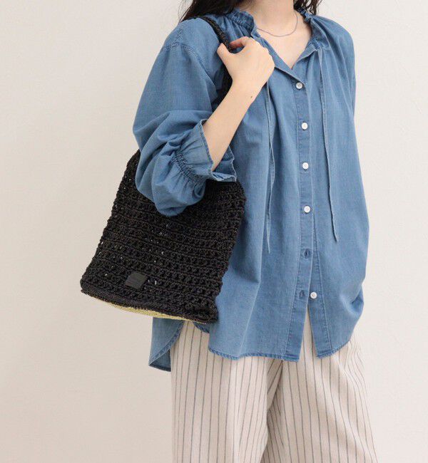 fredy emue「手編みメタリックマクラメトートバッグ」|トートバッグ|