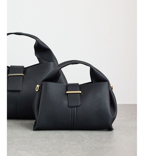 VIS「【軽量】フロント金具エアリーソフトミニショルダーバッグ」|ショルダー・メッセンジャー|ブラック(01)