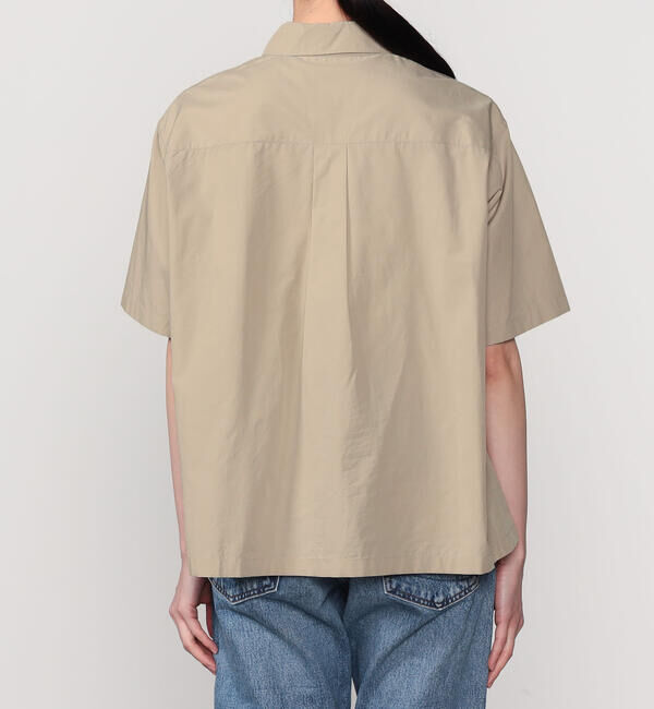DANTON「DANTON | コットン サイドスリット半袖シャツ WOMEN」|シャツ・ブラウス|