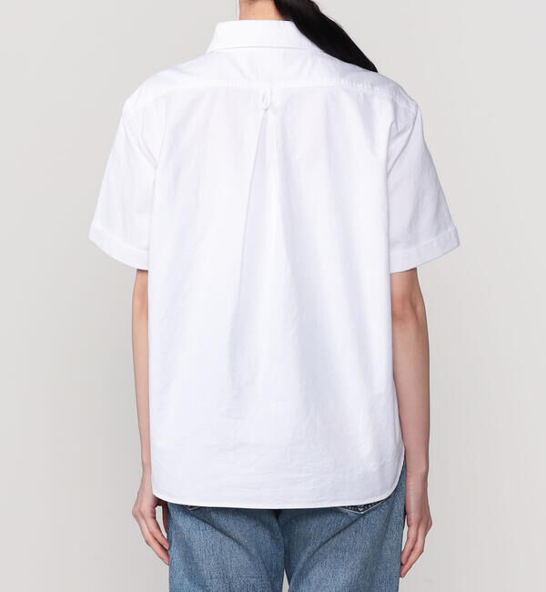 DANTON「DANTON | オックスフォード 丸襟半袖プルオーバーシャツ SOLID WOMEN」|シャツ・ブラウス|