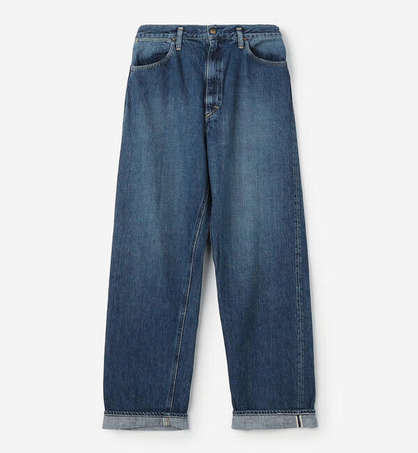  「orSlow | HIGH WAIST SELVEDGE DENIM PANTS USED WOMEN」|デニム|