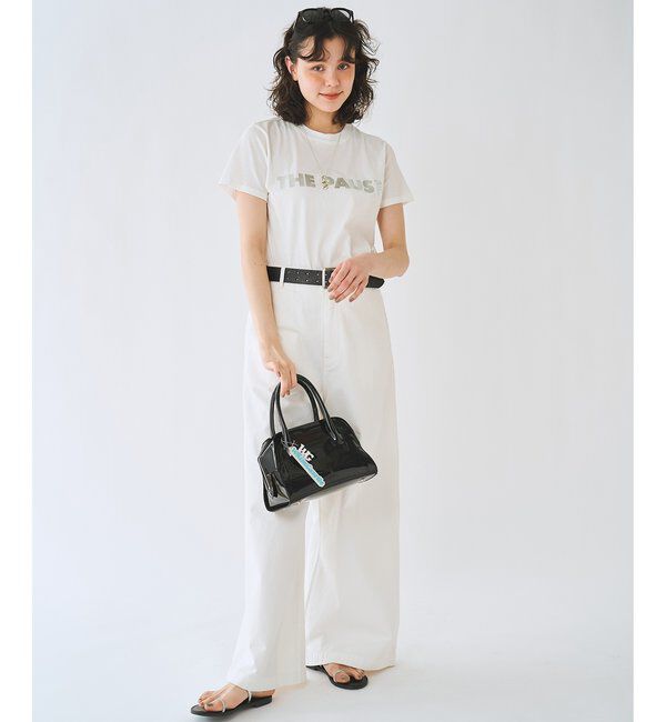 THE PAUSE「＜WEB限定＞【THE PAUSE】THE PAUSEメタリックTシャツ」|Tシャツ・カットソー|