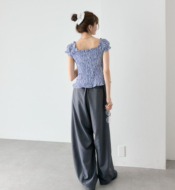  「シャーリングフレンチブラウス」|シャツ・ブラウス|