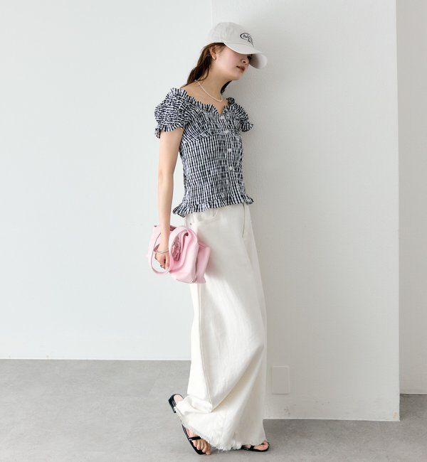  「シャーリングフレンチブラウス」|シャツ・ブラウス|