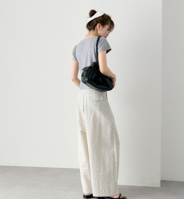  「レースライン半袖ニットカーディガン」|カーディガン|