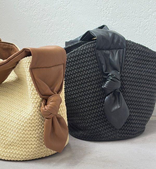  「【GALENA/ガレナ】ワンハンドルウーブンバッグ」|かごバッグ|