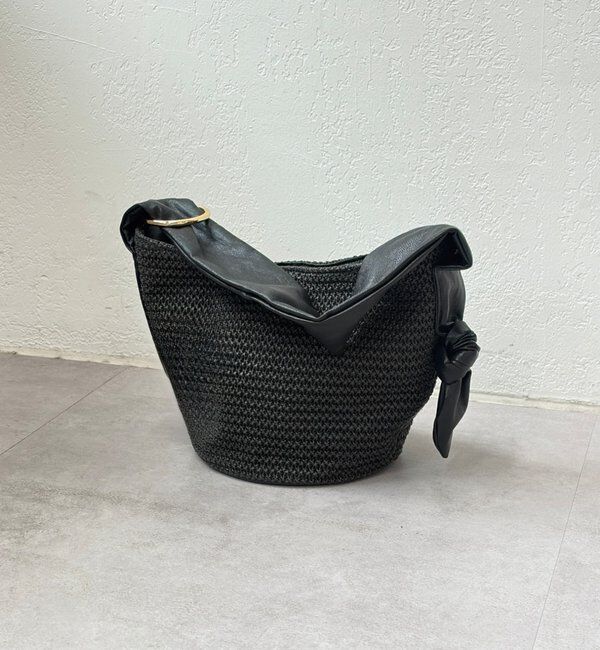  「【GALENA/ガレナ】ワンハンドルウーブンバッグ」|かごバッグ|