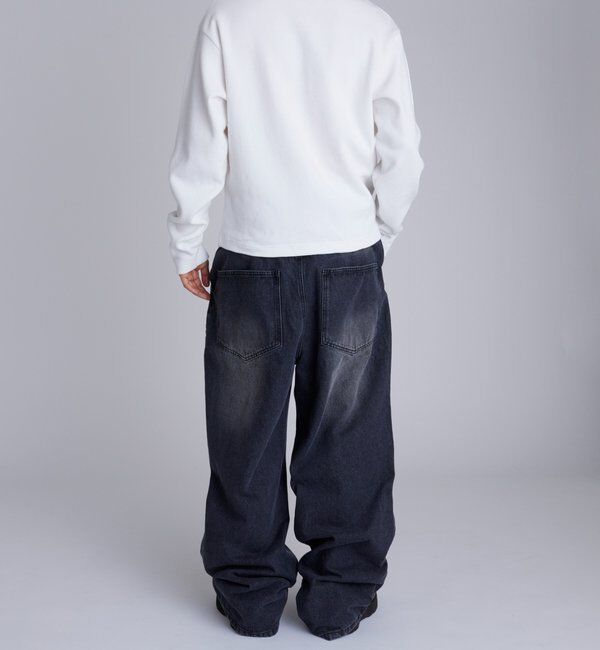  「【UNISEX】Sourcreamワッフルヘンリーネックトップス」|Tシャツ・カットソー|