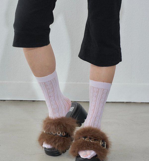  「ファーベルトサンダル」|サンダル|