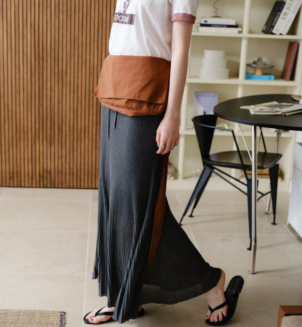 「シアープリーツニットスカート」|スカート|
