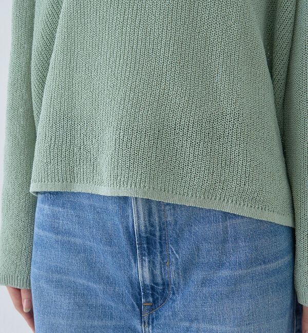 Rouge vif「【一部店舗限定】バックスリット ゆるメッシュニット」|ニット・セーター|