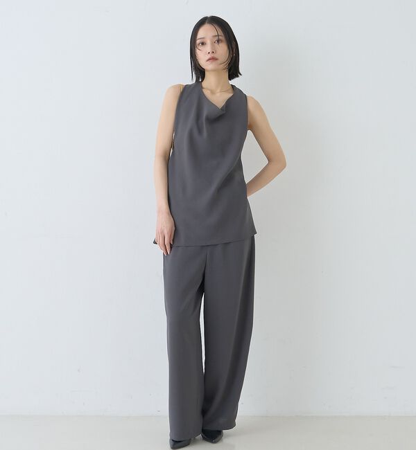 Rouge vif「【セットアップ対応】脇シームレスワイドカーブパンツ」|その他|