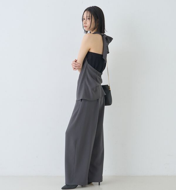 Rouge vif「【セットアップ対応】脇シームレスワイドカーブパンツ」|その他|