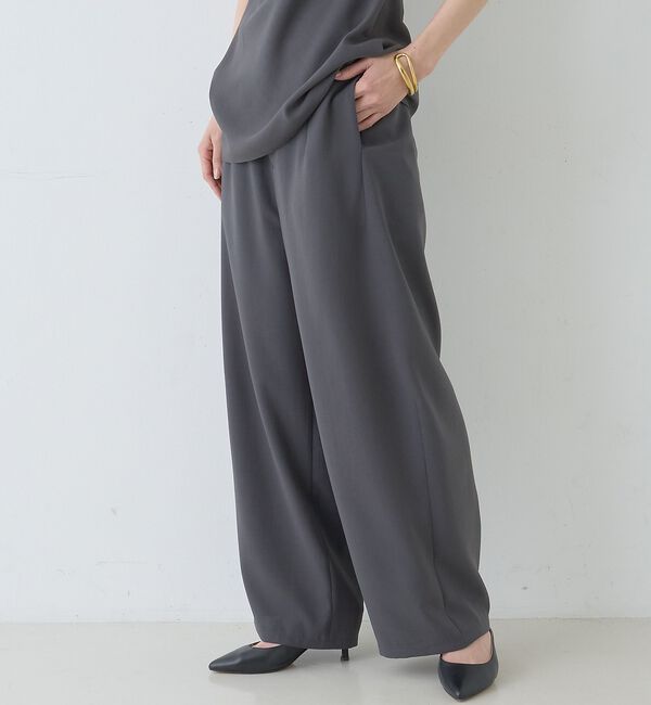 Rouge vif「【セットアップ対応】脇シームレスワイドカーブパンツ」|その他|