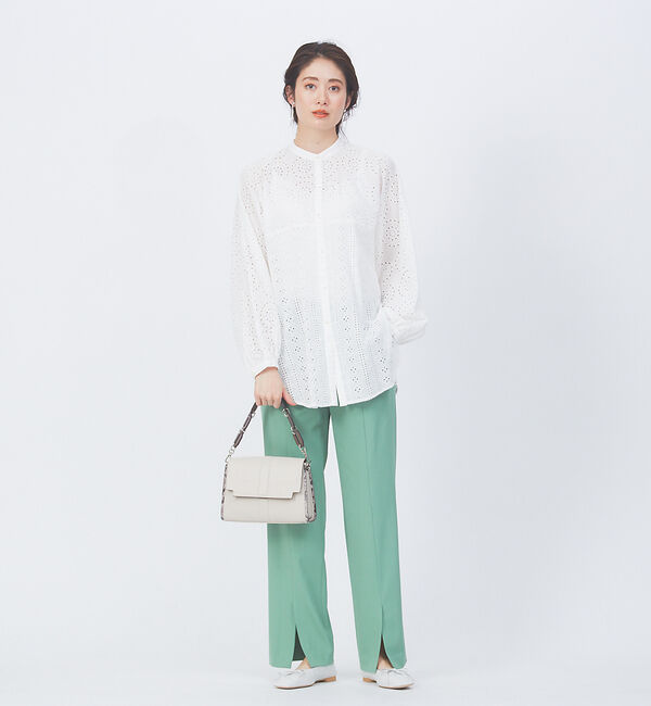 AU BANNISTER「シャーリング スクエアトゥ バレエシューズ」|バレエシューズ|