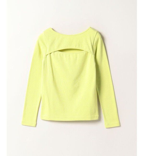 allureville「2WAYオープンヨークRIB プルオーバー」|その他|グリーン