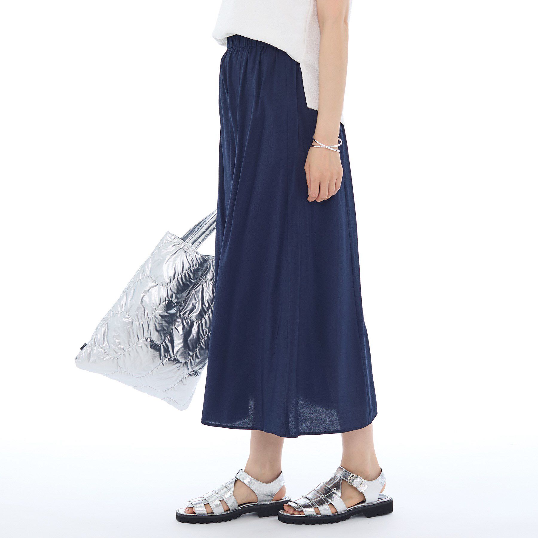 INDIVI「タンブラーフレアスカート」|スカート|