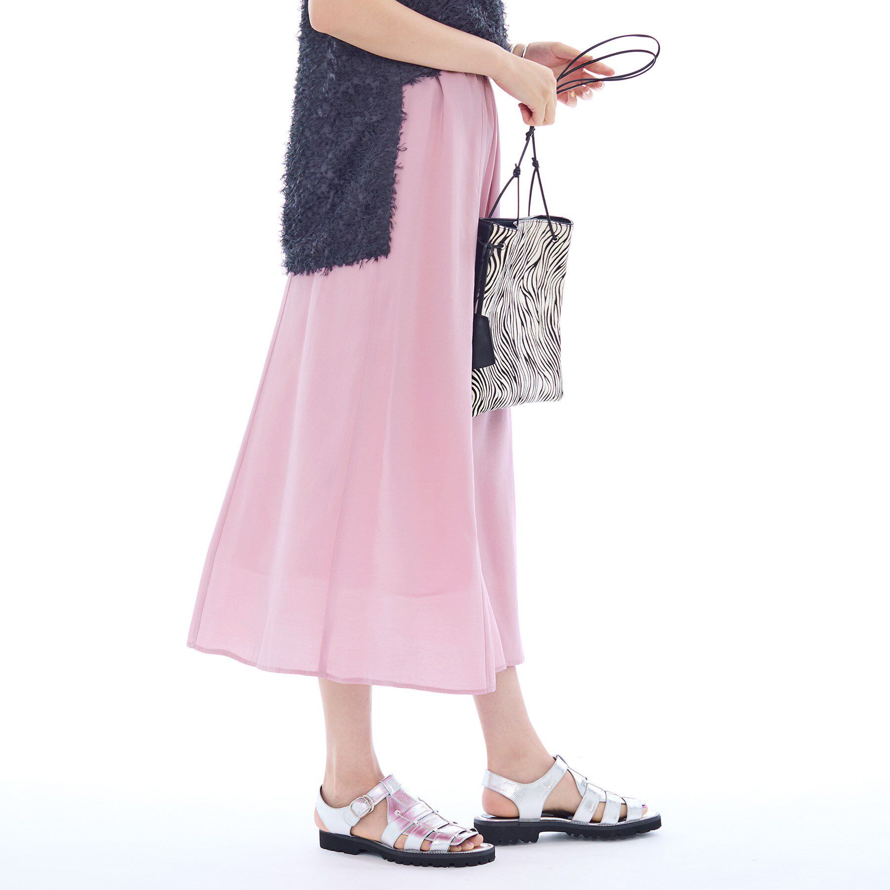 INDIVI「タンブラーフレアスカート」|スカート|