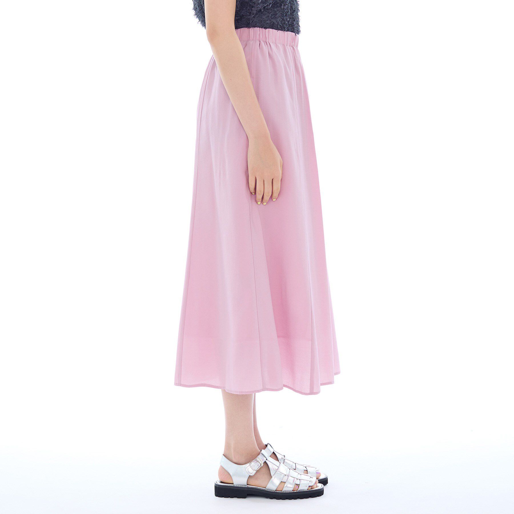 INDIVI「タンブラーフレアスカート」|スカート|