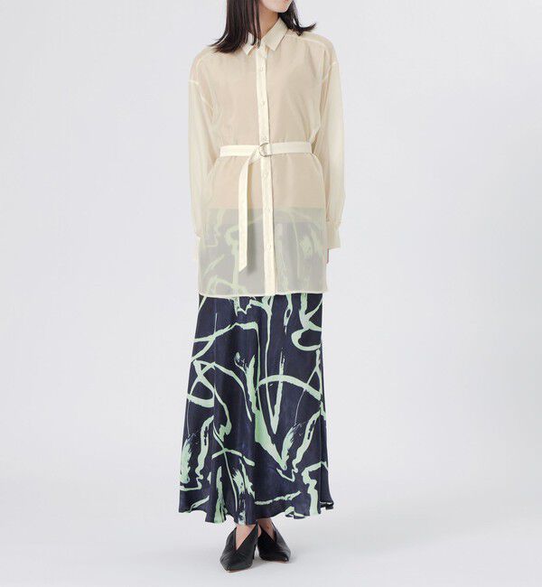  「シフォンジーシアーシャツ」|シャツ・ブラウス|