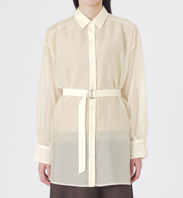  「シフォンジーシアーシャツ」|シャツ・ブラウス|