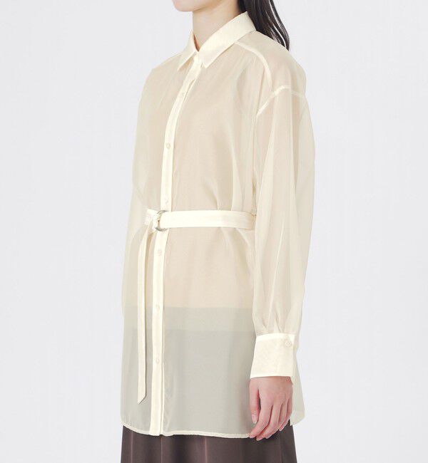  「シフォンジーシアーシャツ」|シャツ・ブラウス|