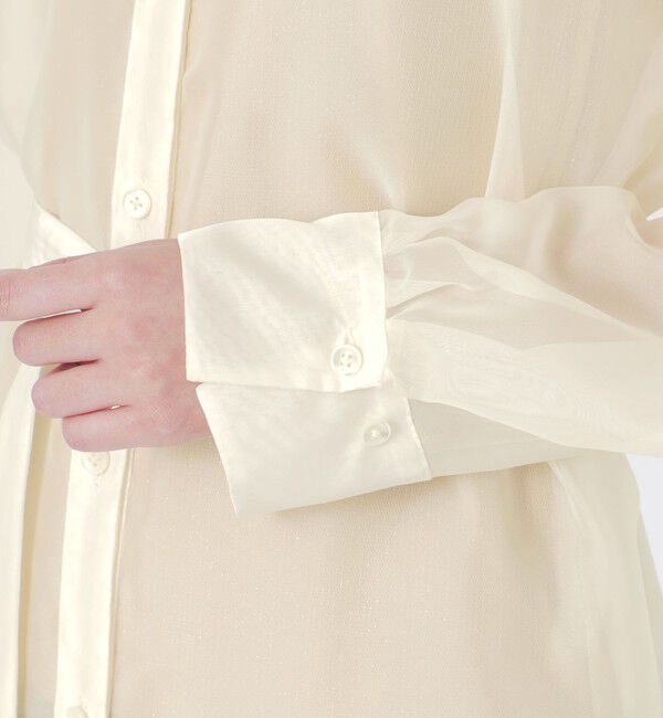  「シフォンジーシアーシャツ」|シャツ・ブラウス|