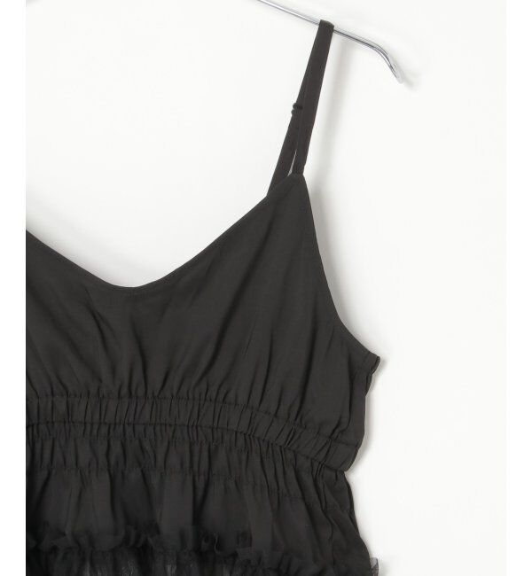 VENCE share style「チュール切替キャミソール」|タンクトップ|