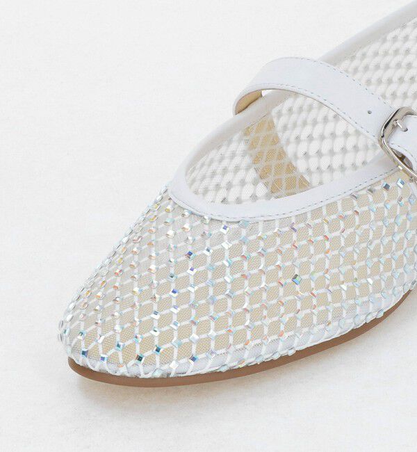 ODETTE E ODILE「メリージェーンビジュー フラット10&uarr;」|パンプス|